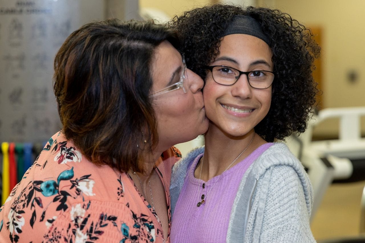 mom and daughter