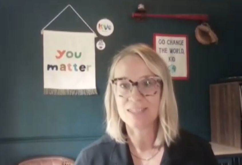 Amanda Oberhouse, a middle school counselor at Ohio Virtual Academy